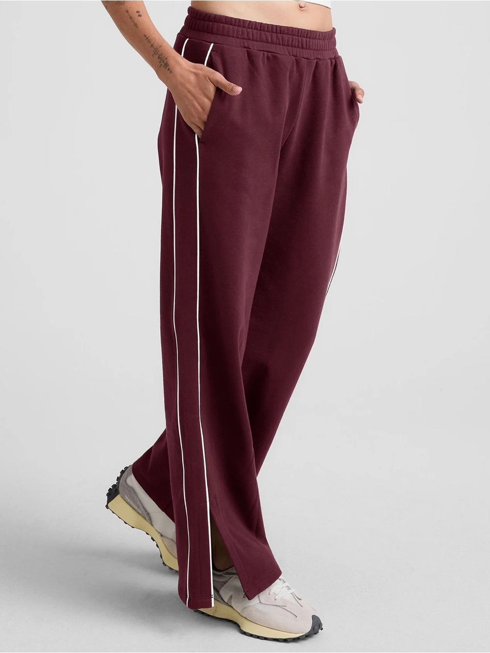 Beyond Yoga LuxeFleece Piper Wide Leg Pant (S)